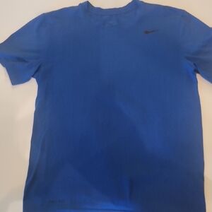 Nike Boys's Vibrant Blue Short Dri-Fit Sleeve Tee